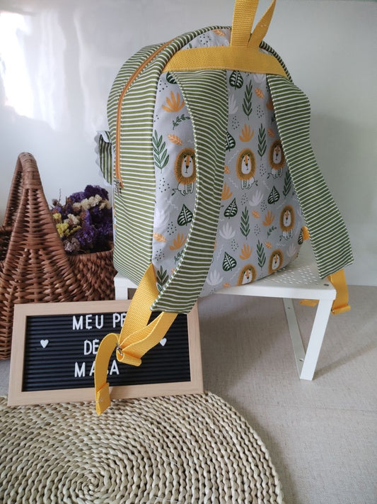 Mochila Personalizada - 100% Algodão - Meu Pé de Maçã