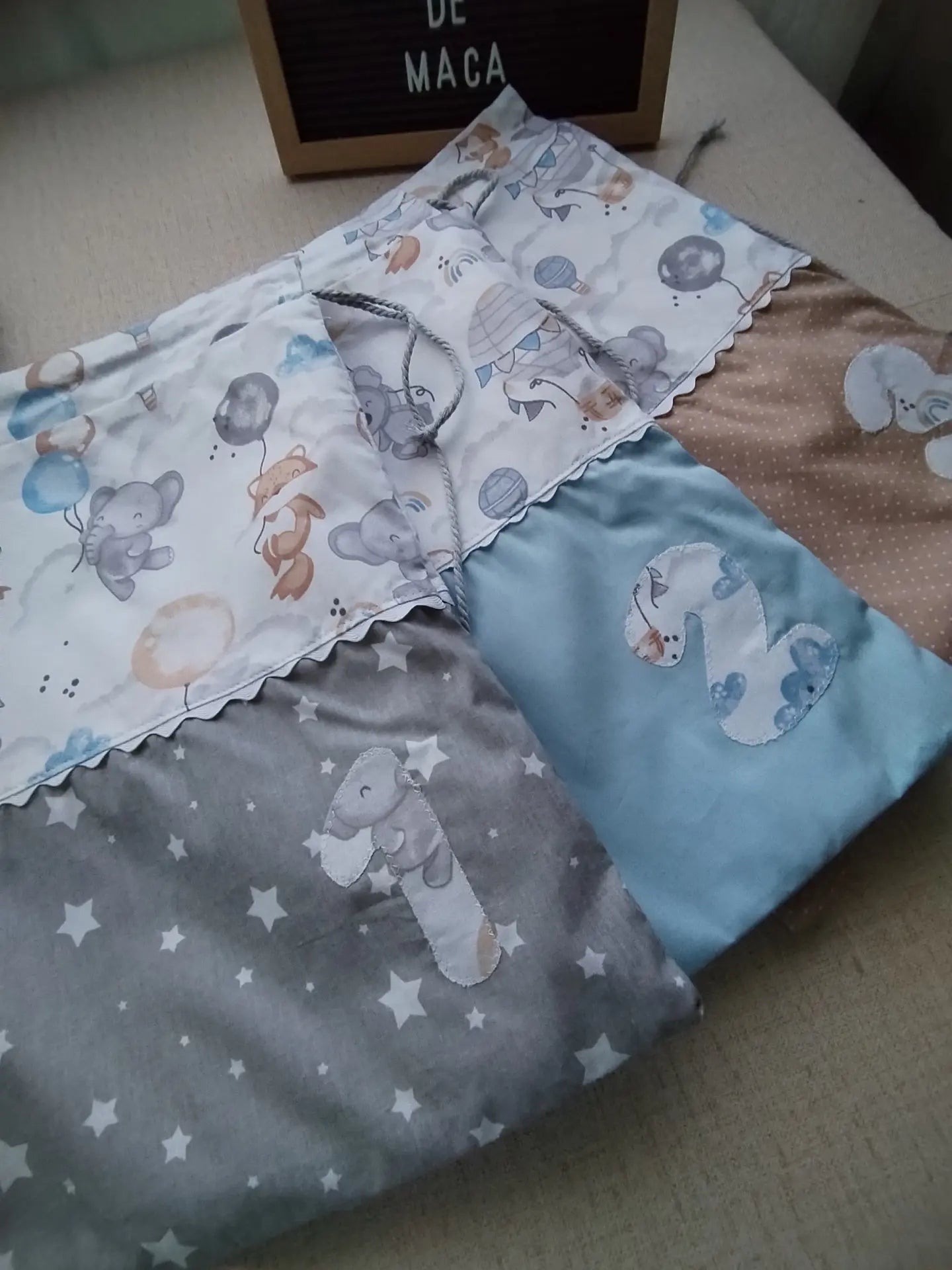 Conjunto saquinhos para a roupa do bebé - Meu Pé de Maçã
