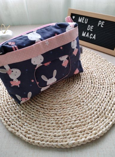 Bolsa Organizadora Coelhinhas Bailarinas - Meu Pé de Maçã