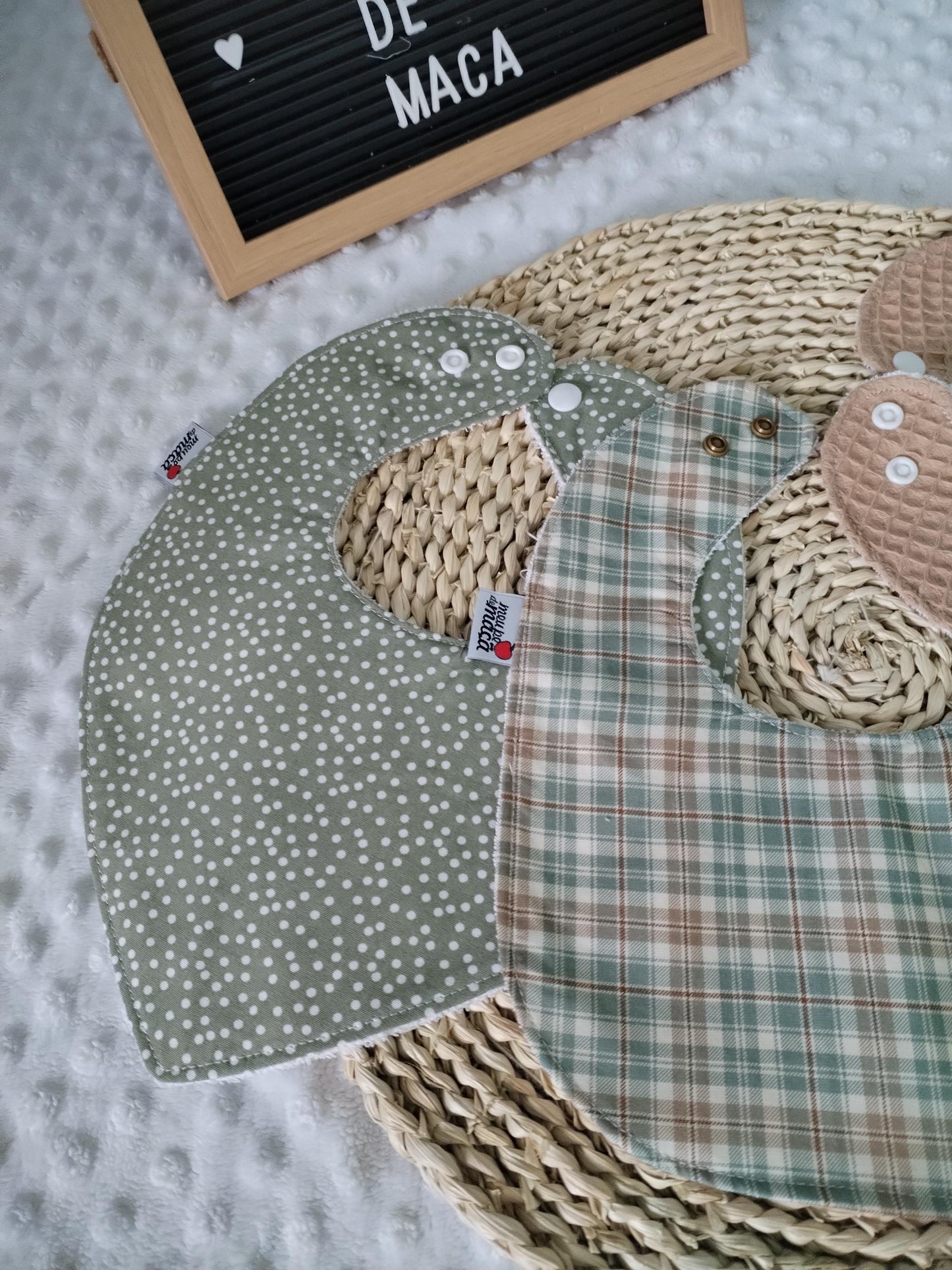 Conjunto Babetes e Fita da Chucha - Meu Pé de Maçã