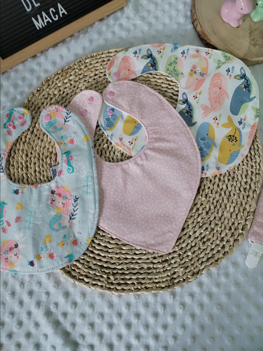 Conjunto Babetes - Meu Pé de Maçã