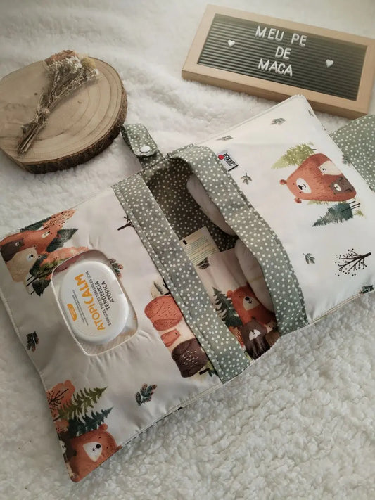 Bolsa 3 em 1 - Família de Ursos - Meu Pé de Maçã