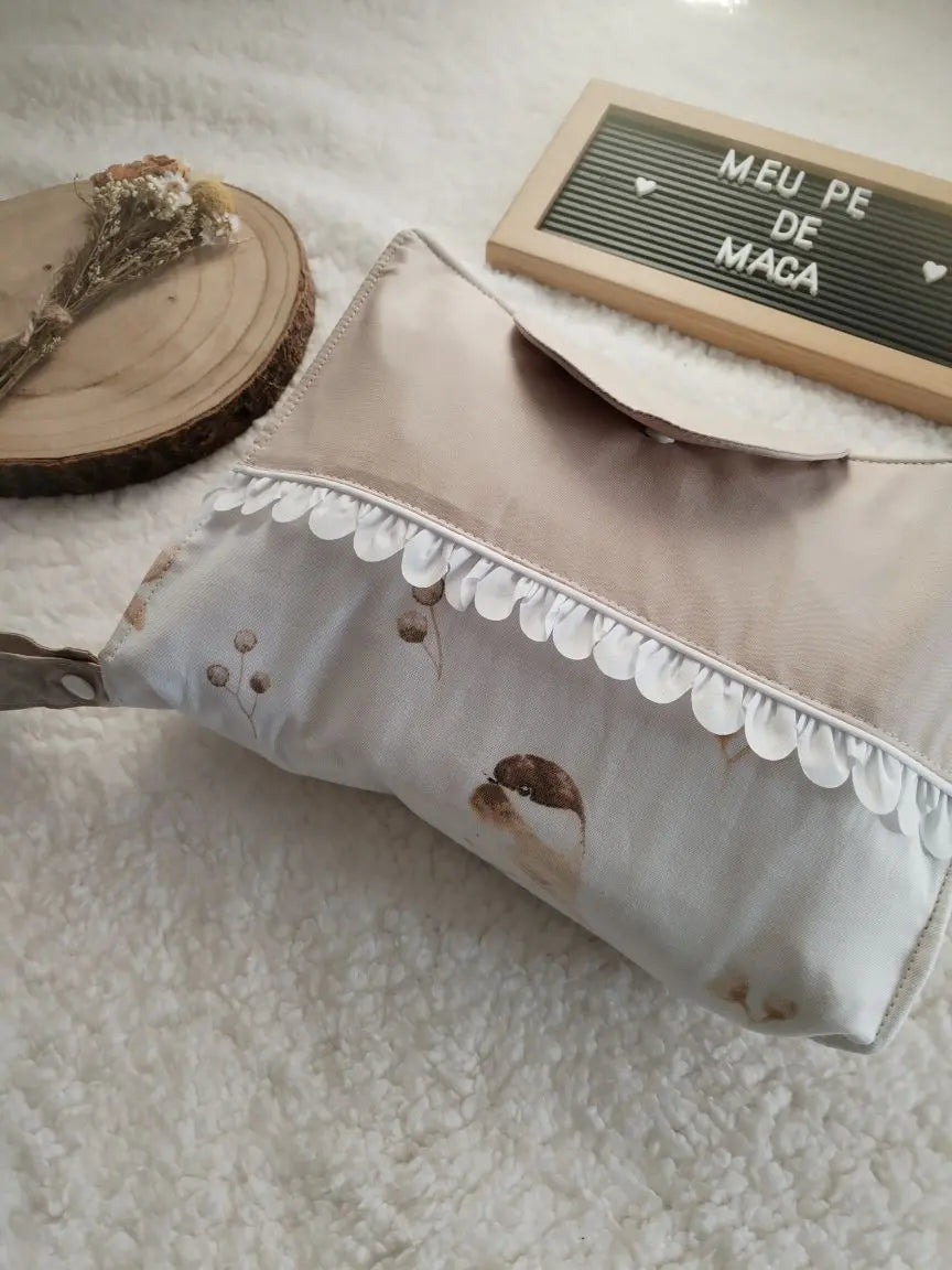 Bolsa 3 em 1 - Passarinhos - Meu Pé de Maçã