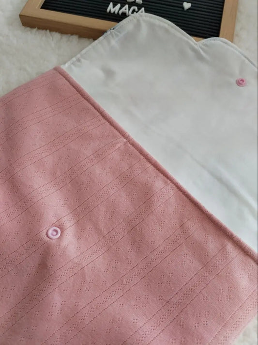 Bolsa Envelope - Primeira Roupinha - Arco Íris - Meu Pé de Maçã