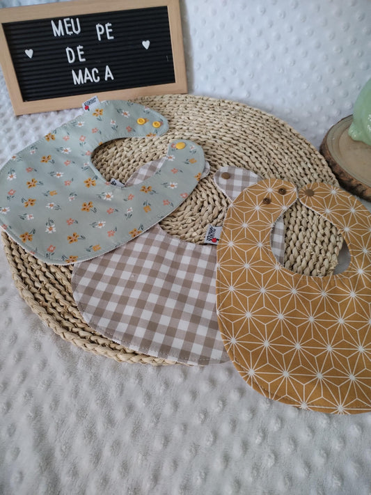 Conjunto Babetes - Meu Pé de Maçã