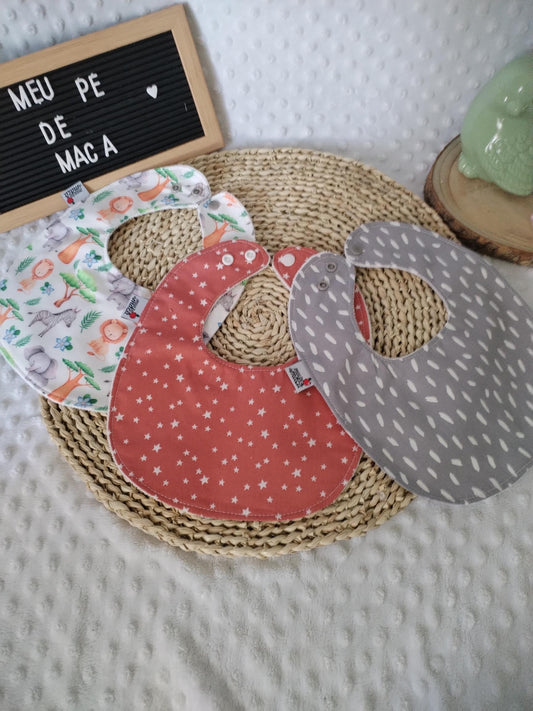 Conjunto Babetes - Meu Pé de Maçã