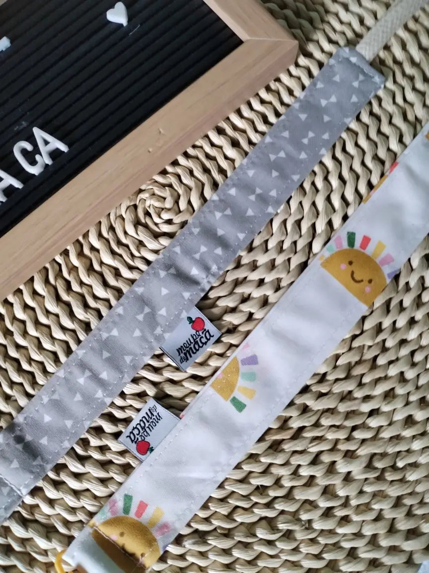 Conjunto 2 Fitas Prende Chupeta - Sol - Meu Pé de Maçã