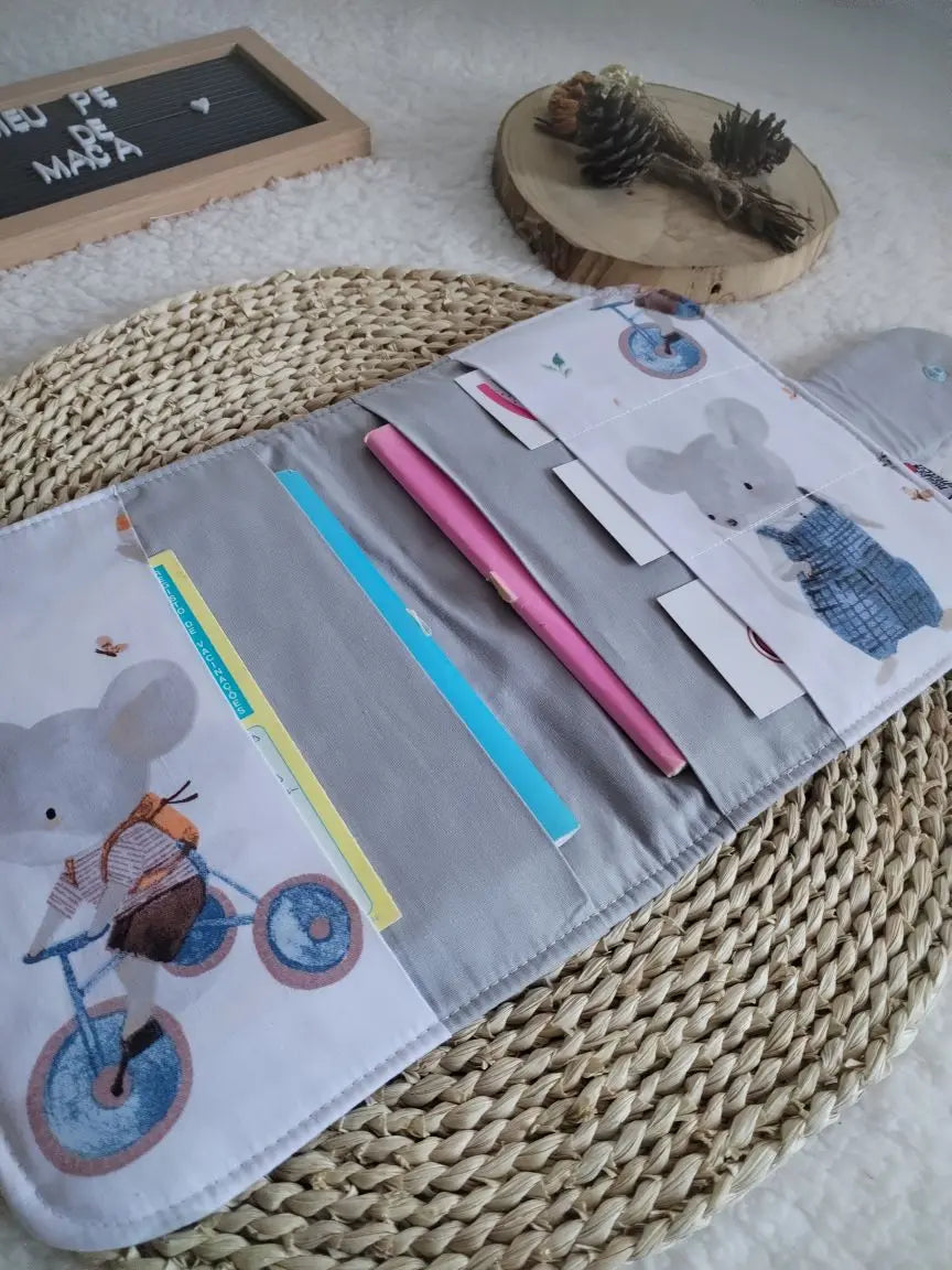 Porta Documentos do Bebé - Ratinhos - Meu Pé de Maçã