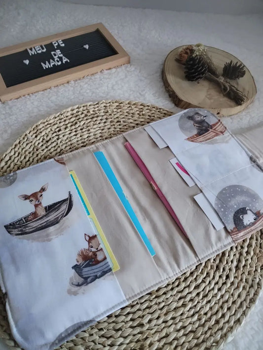 Porta Documentos do Bebé - Barcos - Meu Pé de Maçã