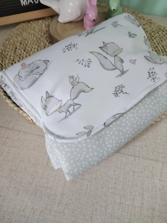 Muda Fraldas Raposinhas Fofinhas - Meu Pé de Maçã