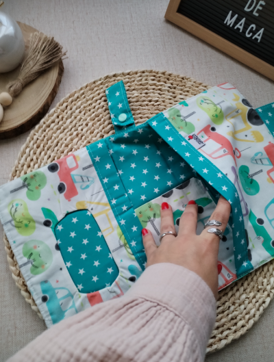 Bolsa 3 em 1 Carrinhos - Meu Pé de Maçã