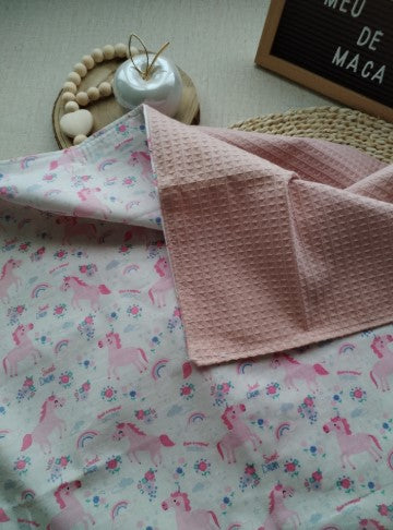 Mantinha Waffle - Meu Pé de Maçã