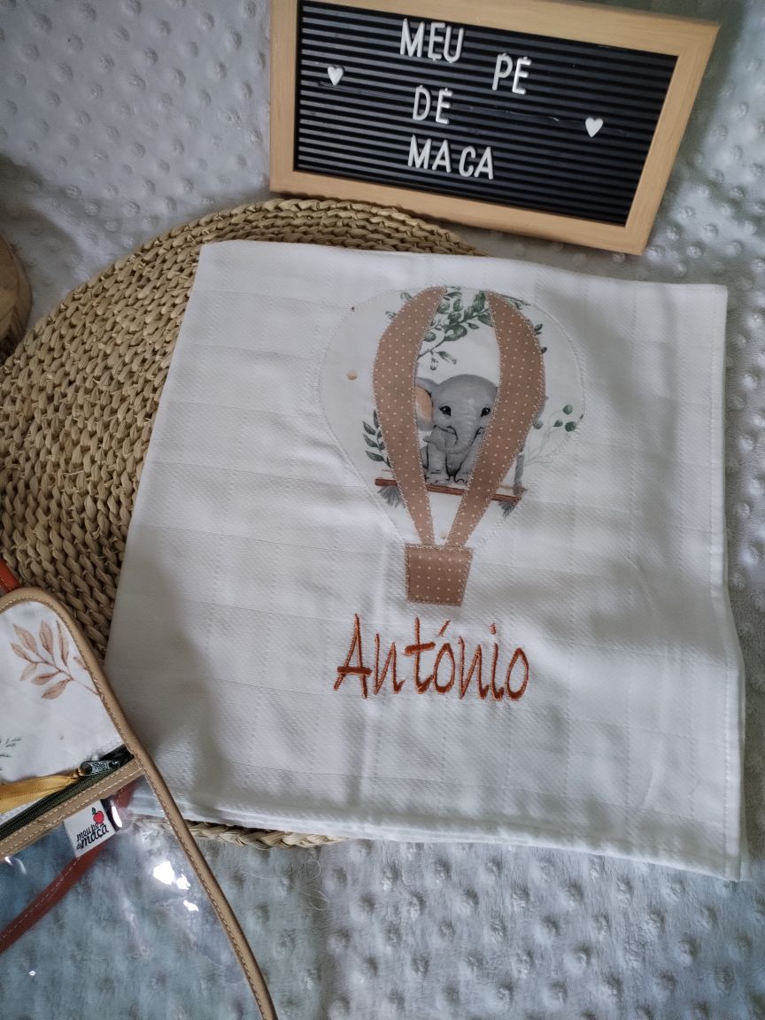 Fralda Balão de Ar Quente - Meu Pé de Maçã
