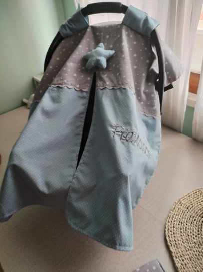 Tapa-ovinho personalizável com abertura à frente - Meu Pé de Maçã
