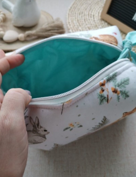 Necessaire Box - Animais Floridos - Meu Pé de Maçã