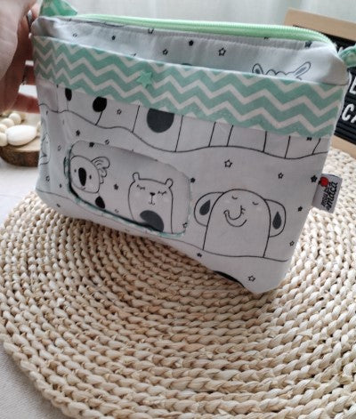 Bolsa Organizadora Animais Dorminhocos - Meu Pé de Maçã