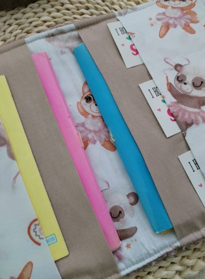 Bolsa Fraldas e Toalhitas e Porta Documentos - Edição Especial Bege - Meu Pé de Maçã