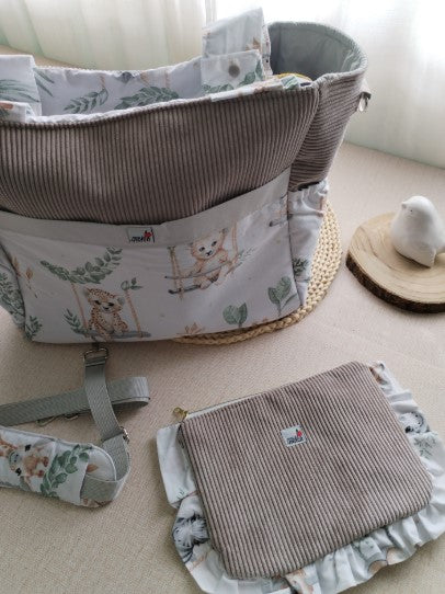 Mala de Maternidade/Bebé – Praticidade e Estilo - Personaliza a tua mala - Meu Pé de Maçã