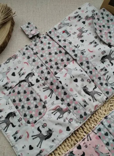 Conjunto Porta Documentos, Fita e Bolsa da Chupeta - Meu Pé de Maçã