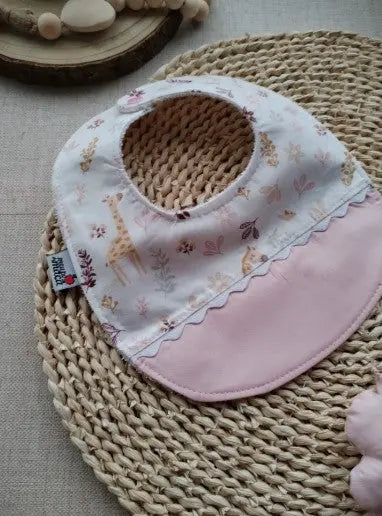Conjunto Babete e Fita prende chupeta - Meu Pé de Maçã