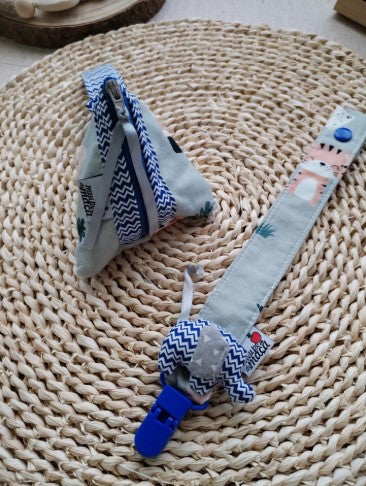 Conjunto Bolsinha e Fita Chucha - Safari - Meu Pé de Maçã