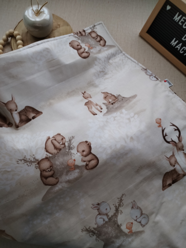 Mantinha Polar Animais do Bosque - Meu Pé de Maçã