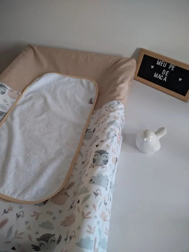 Capa Muda Fraldas Meu Pé de Maçã