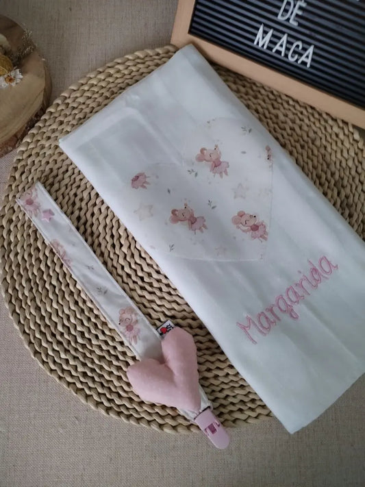 Fralda Coração Meu Pé de Maçã