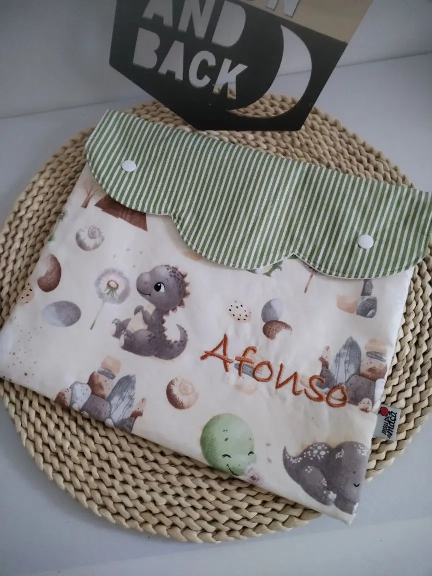 Bolsa Estilo Envelope Personalizável para a Primeira Roupa do Bebé Meu Pé de Maçã