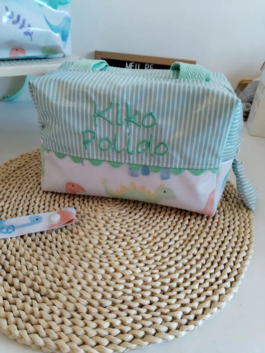 🍎 Lancheira plastificada personalizável Meu Pé de Maçã
