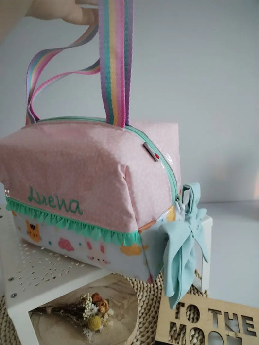 🍎 Lancheira plastificada personalizável Meu Pé de Maçã