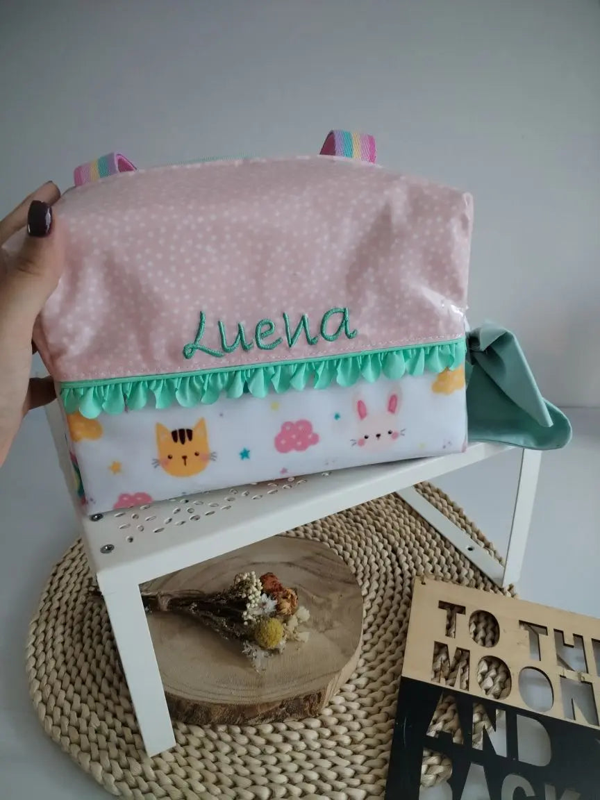 🍎 Lancheira plastificada personalizável Meu Pé de Maçã