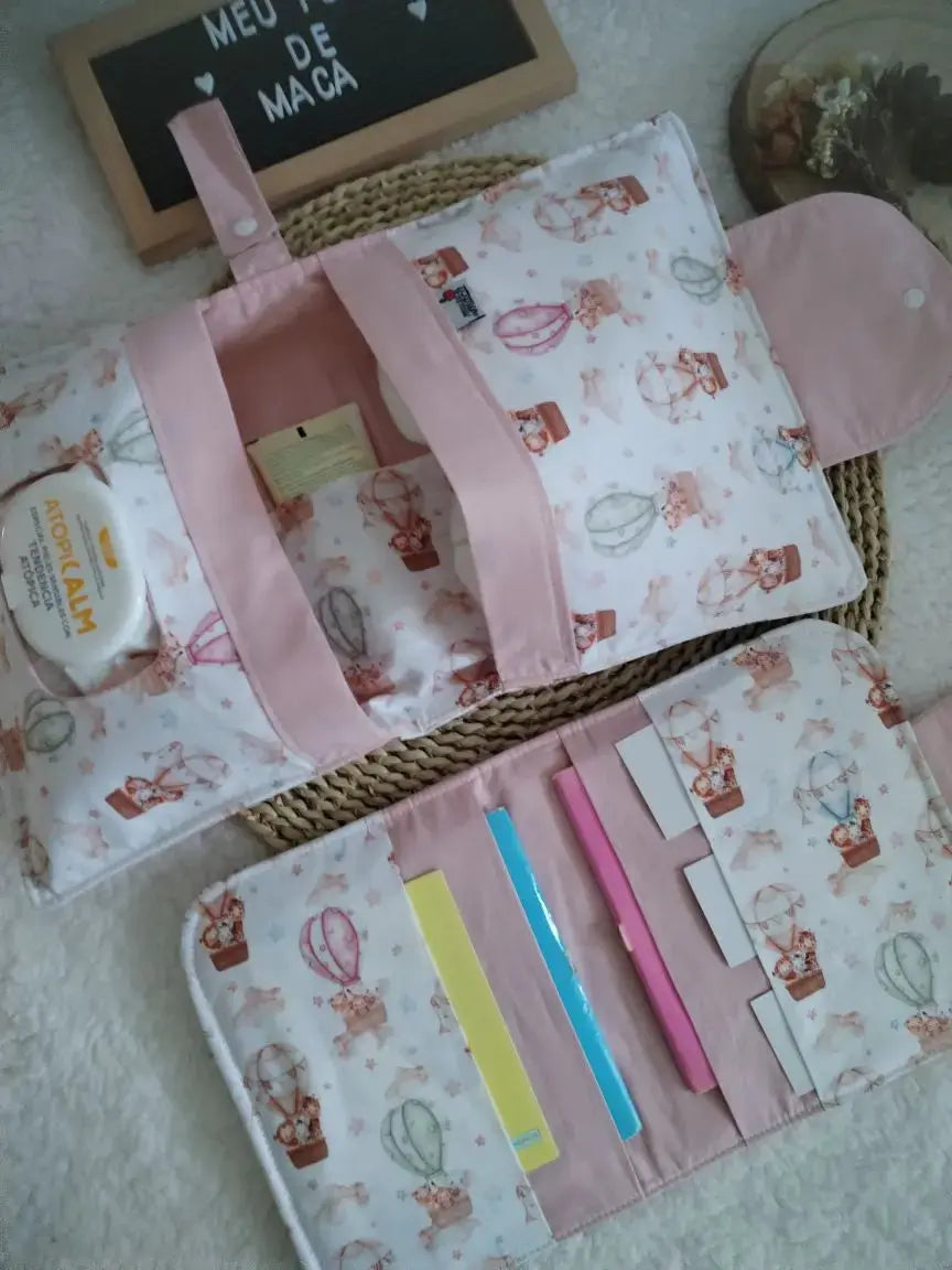 Pack Pronto a Sair - Bolsa 3 em 1 e Porta Documentos Meu Pé de Maçã
