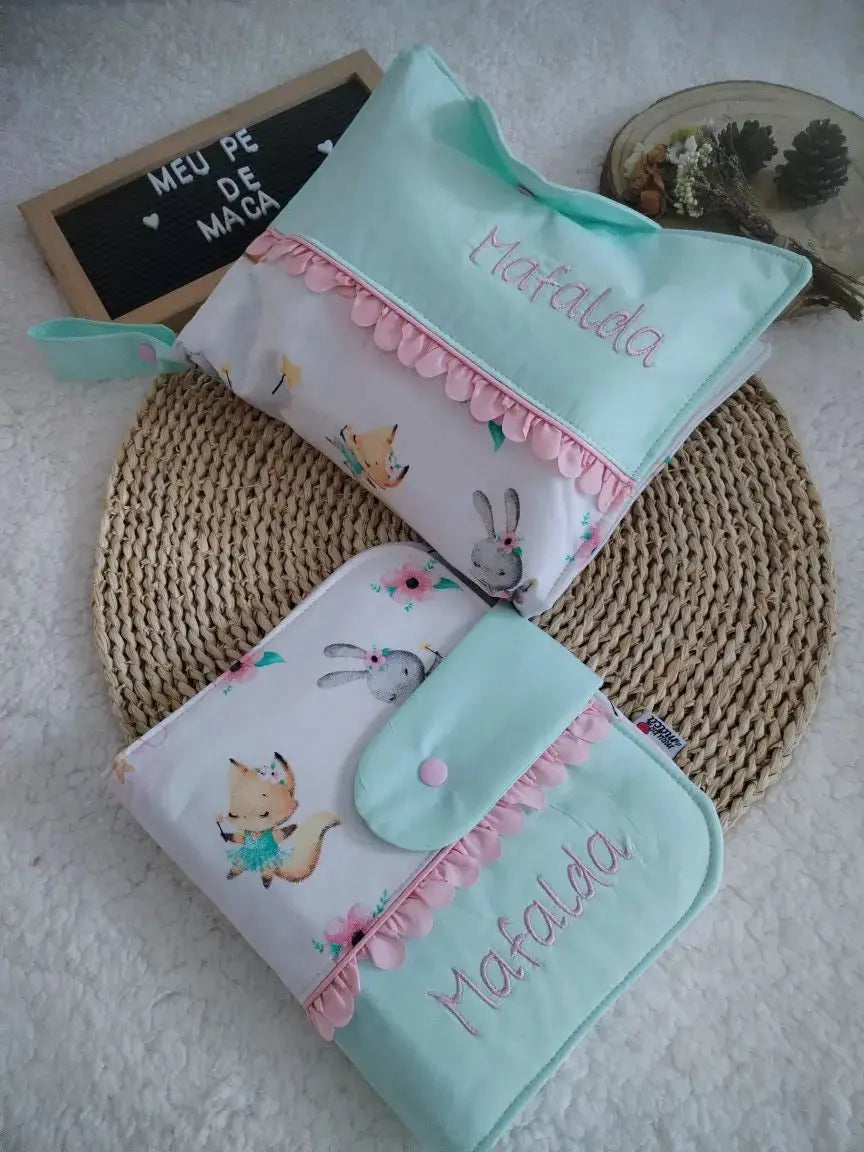Pack Pronto a Sair - Bolsa 3 em 1 e Porta Documentos Meu Pé de Maçã