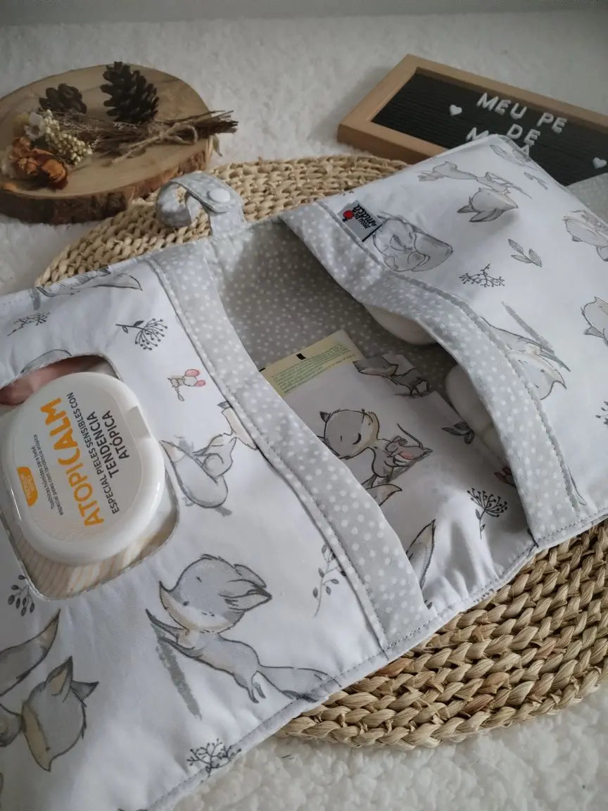 Atenção aos Detalhes - Bolsa 3 em 1 - Escolha o seu tecido preferido Meu Pé de Maçã