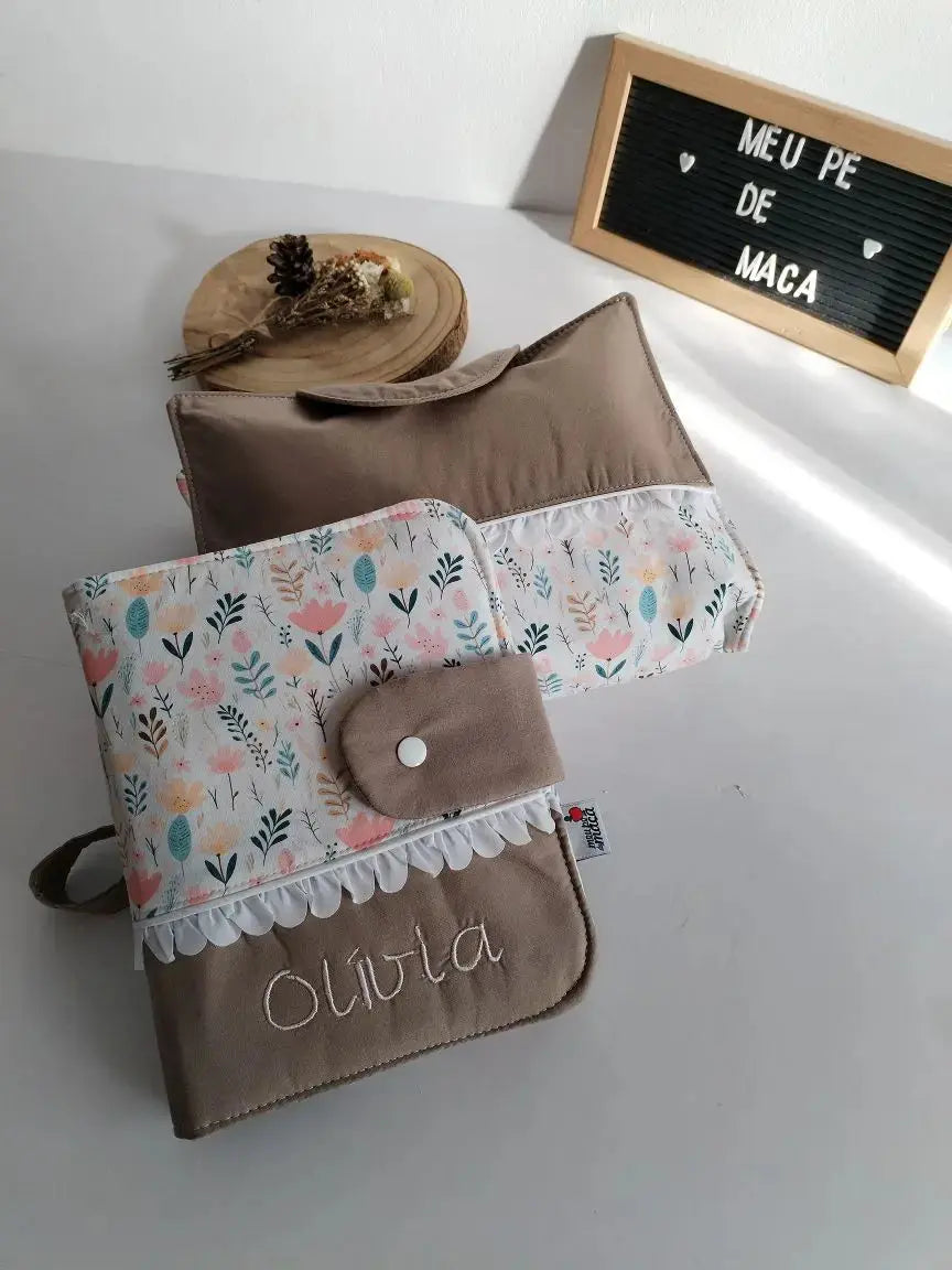 Pack Pronto a Sair - Bolsa 3 em 1 e Porta Documentos Meu Pé de Maçã