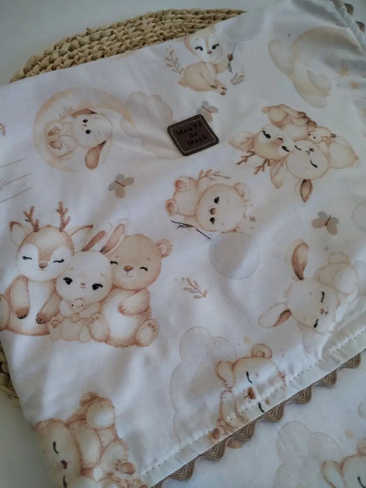 Mantinha Meia-Estação - Bichinhos Ternurentos Meu Pé de Maçã