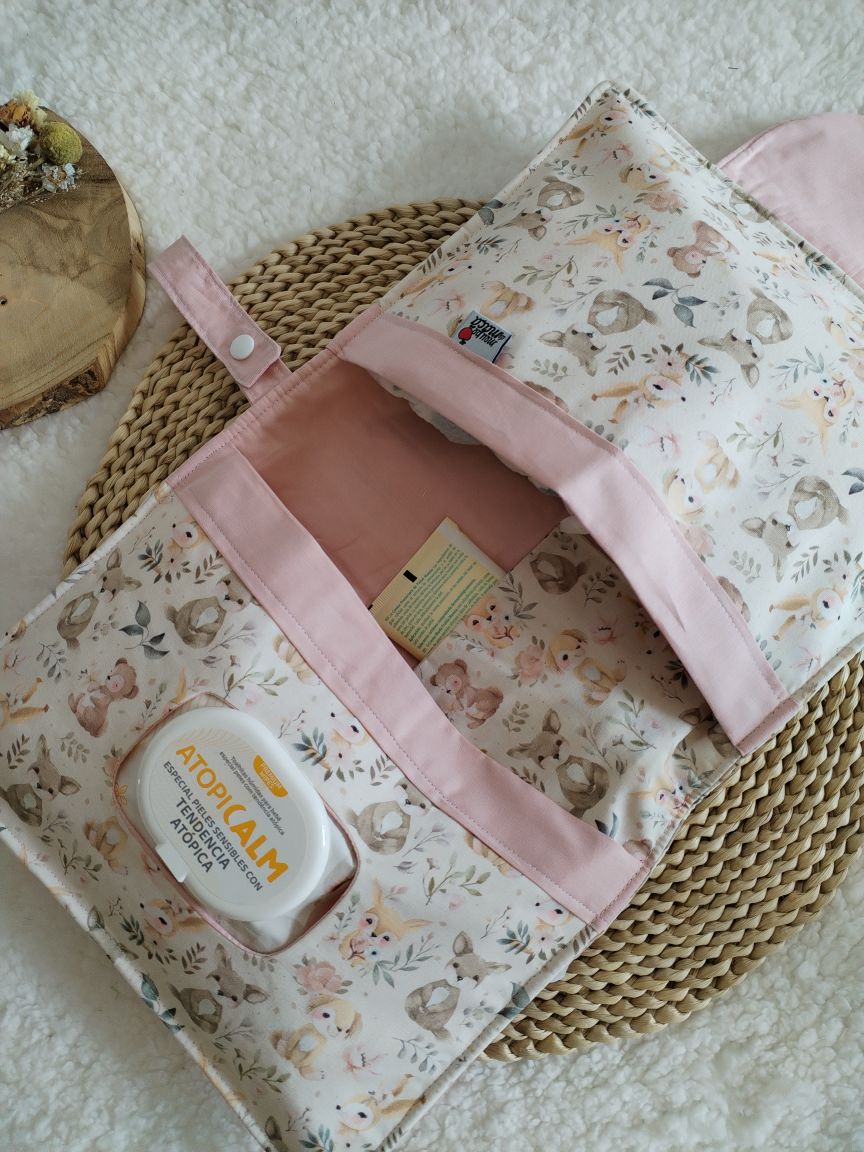 Bolsa Muda Fraldas 3 em 1 - Animais Amorosos