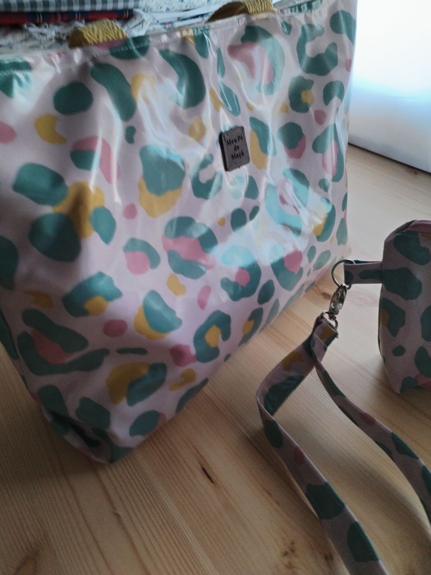Conjunto Mala de Praia + Necessaire Colorido | Edição Limitada