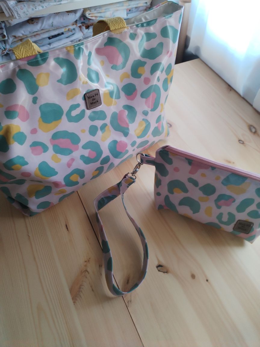 Conjunto Mala de Praia + Necessaire Colorido | Edição Limitada