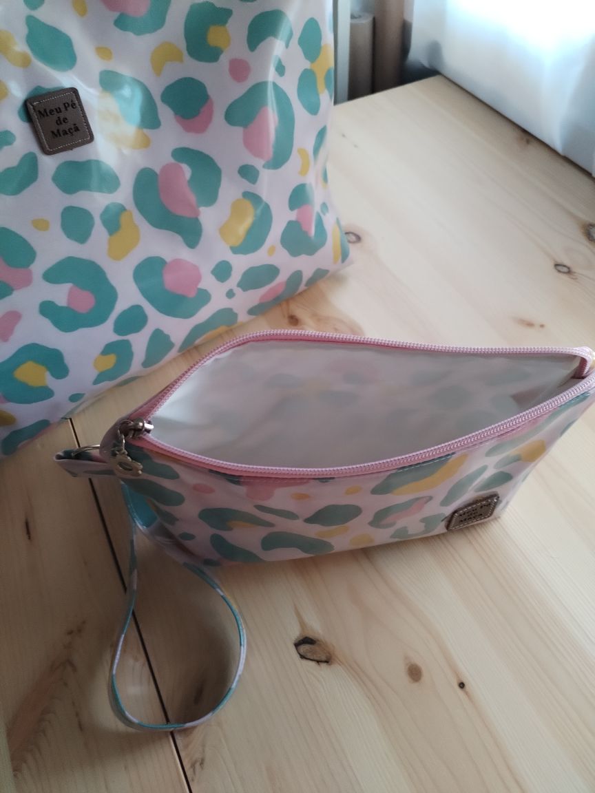 Conjunto Mala de Praia + Necessaire Colorido | Edição Limitada