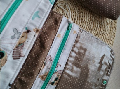 Bolsa para fraldas e toalhitas e Muda Fraldas - Principezinho - Meu Pé de Maçã 