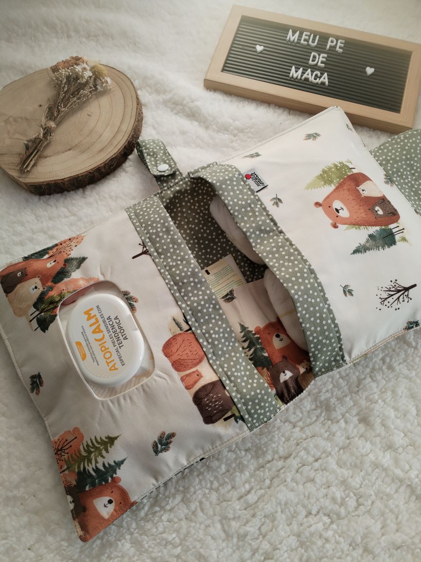 Bolsa 3 em 1 - Família de Ursos - Meu Pé de Maçã 