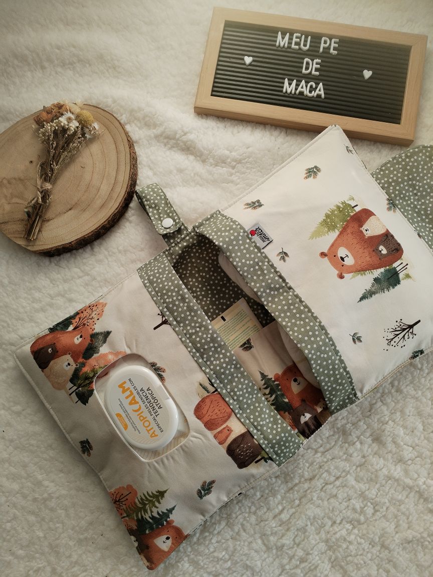 Bolsa 3 em 1 - Família de Ursos - Meu Pé de Maçã 