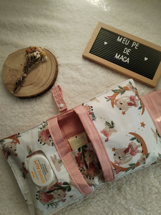 Bolsa 3 em 1 - Coelhinhas na Lua - Meu Pé de Maçã 
