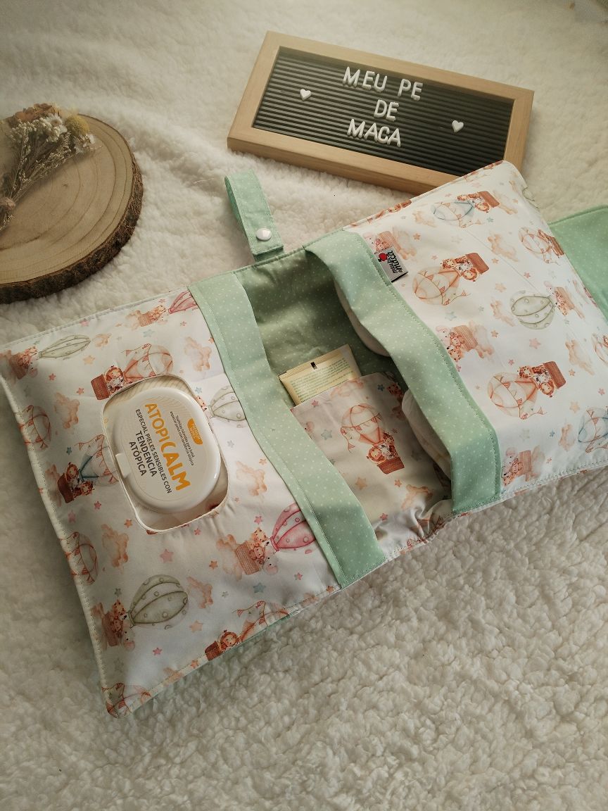 Bolsa 3 em 1 - Balões de Ar Quente - Meu Pé de Maçã 