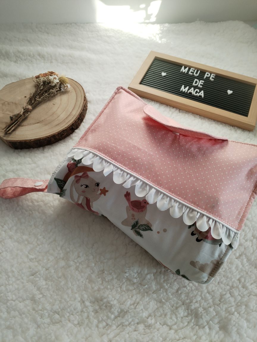 Bolsa 3 em 1 - Coelhinhas na Lua - Meu Pé de Maçã 