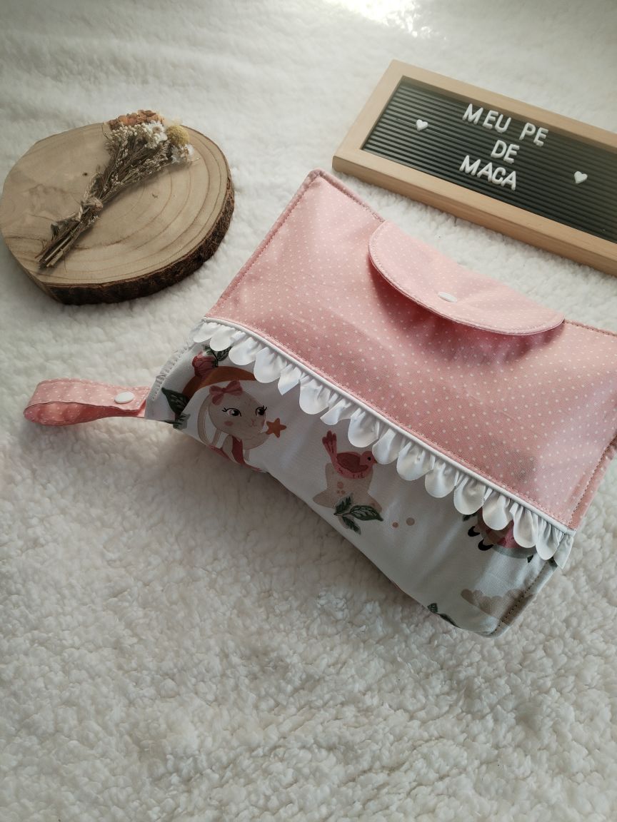 Bolsa 3 em 1 - Coelhinhas na Lua - Meu Pé de Maçã 