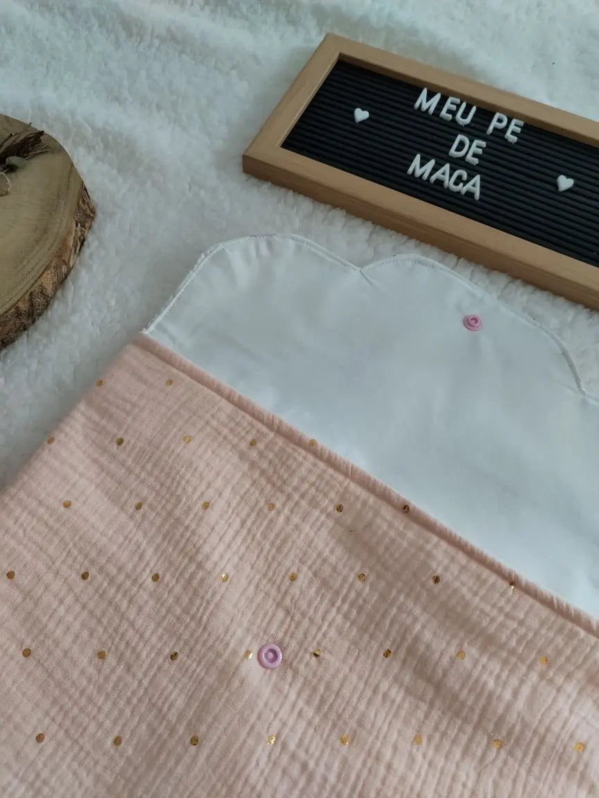 Bolsa Envelope - Primeira Roupinha - Ratinhas Bailarinas - Meu Pé de Maçã 