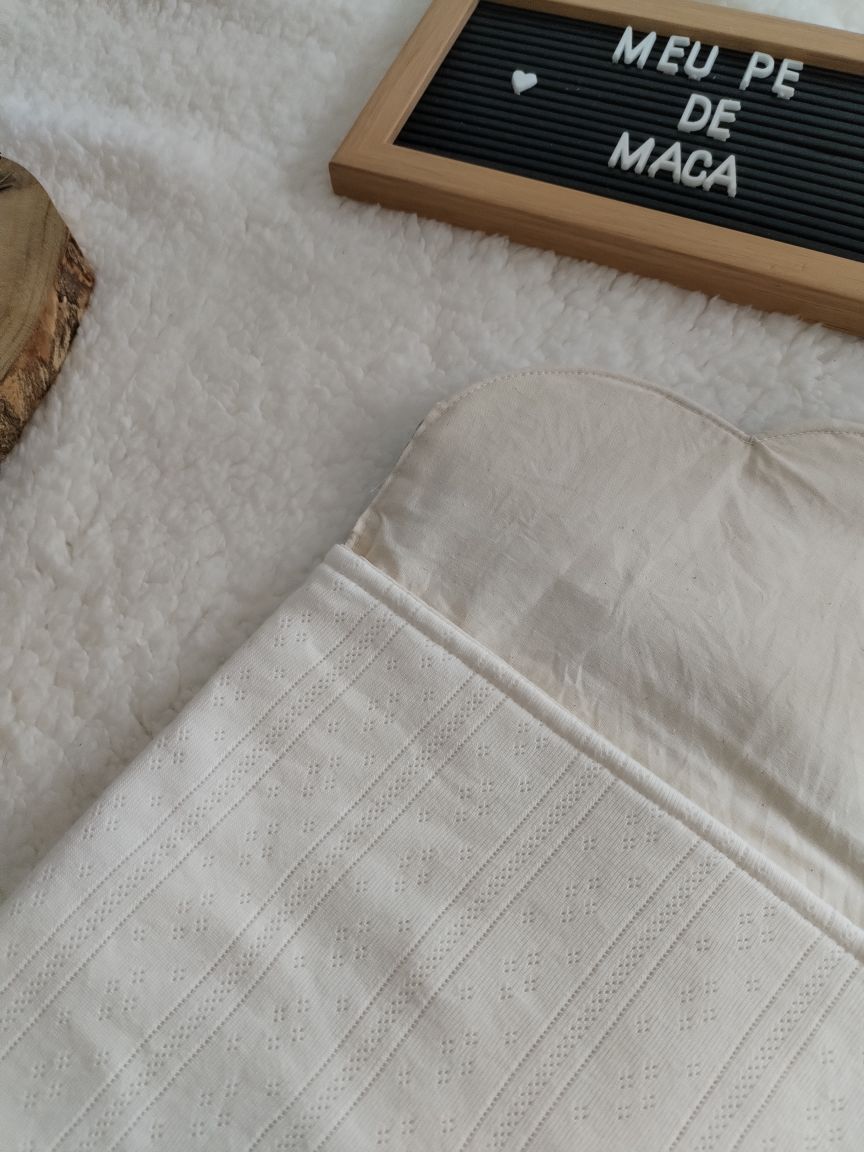 Bolsa Envelope - Primeira Roupinha - Floral - Meu Pé de Maçã 